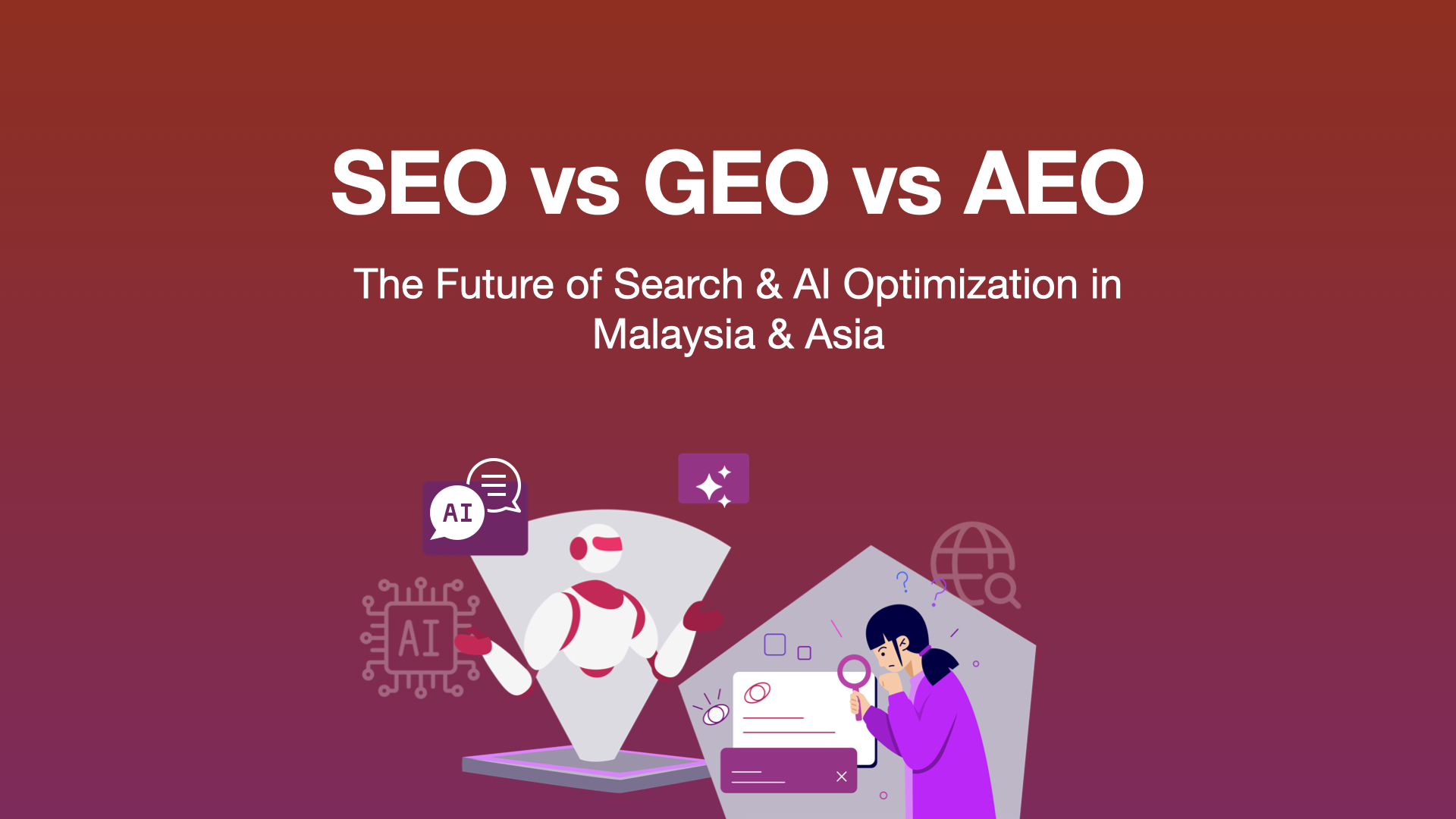 Compare SEO vs GEO vs AEO in Search Optimisation